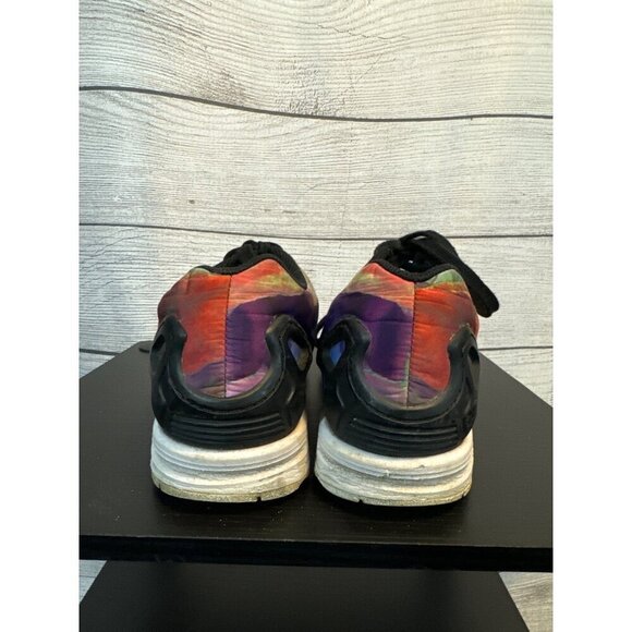 Adidas ZX Flux Torsion Sneakers Colorful Tie-Dye Size 7.5 - Picture 3 of 5